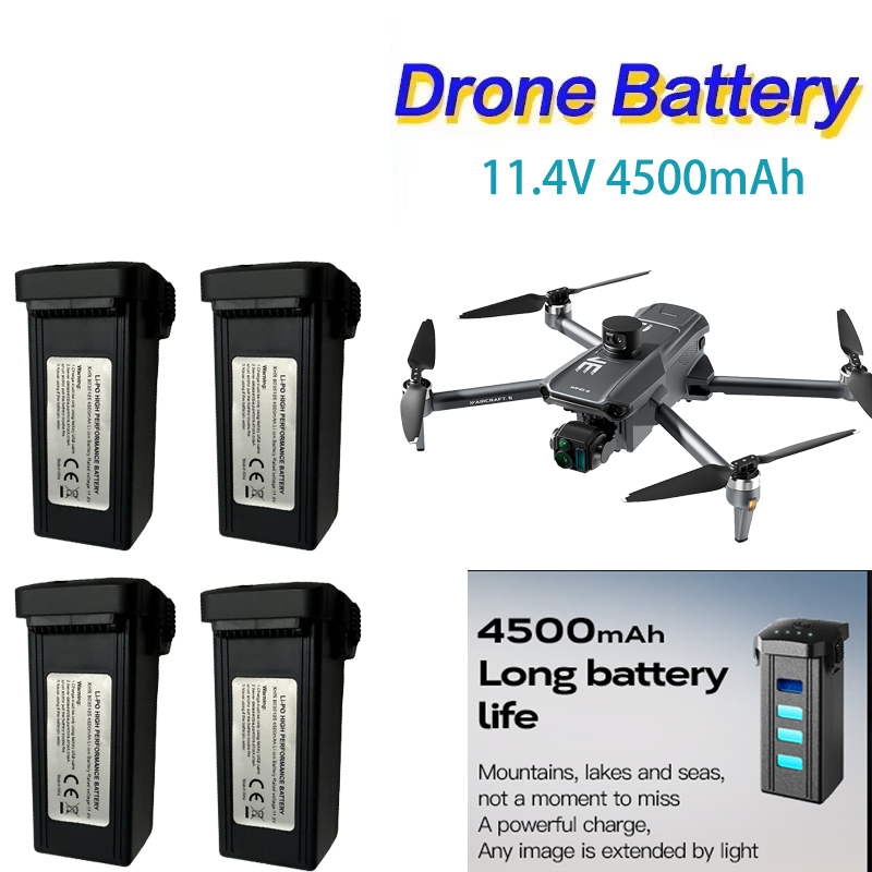Drone Gps Mount - 11.4V 4500mAh Intelligent Lipo Battery For