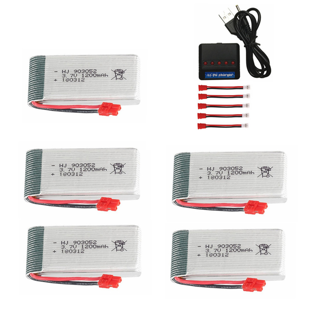 Drone Charger - 3.7V 1200mAh 903052 lipo battery for