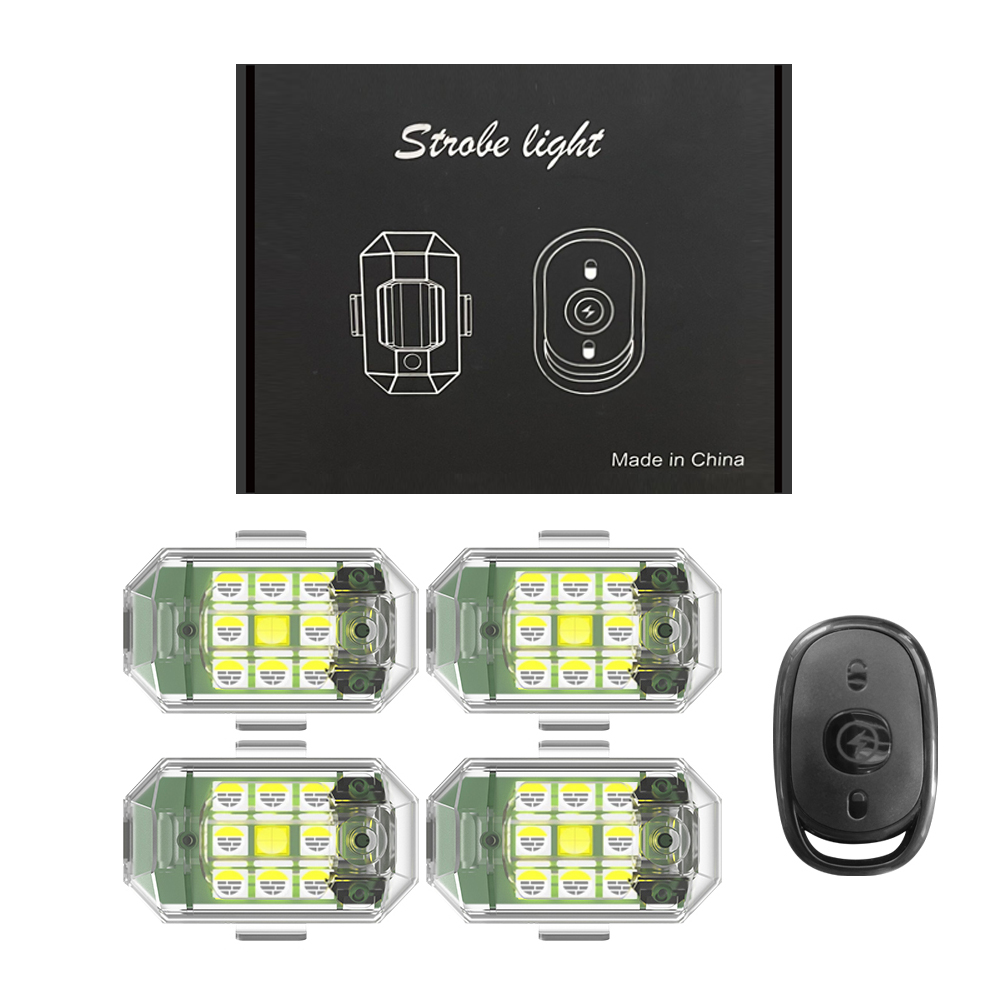 Drone Led Light - 1/2/4pcs Wireless LED Drone Strobe Light