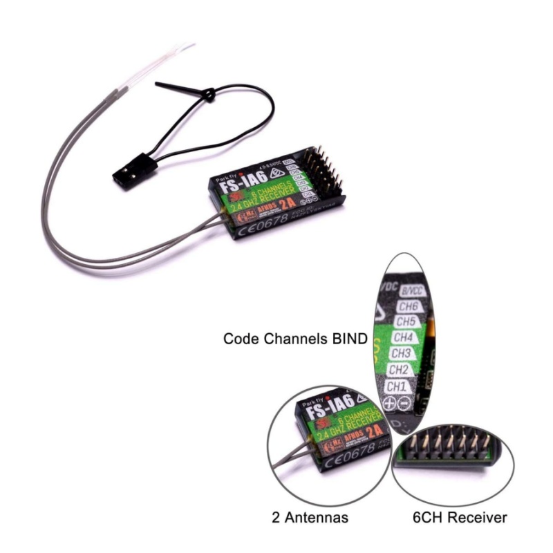 Flysky FS-IA6 Receiver 6CH Dua - Drone Antenna review and price