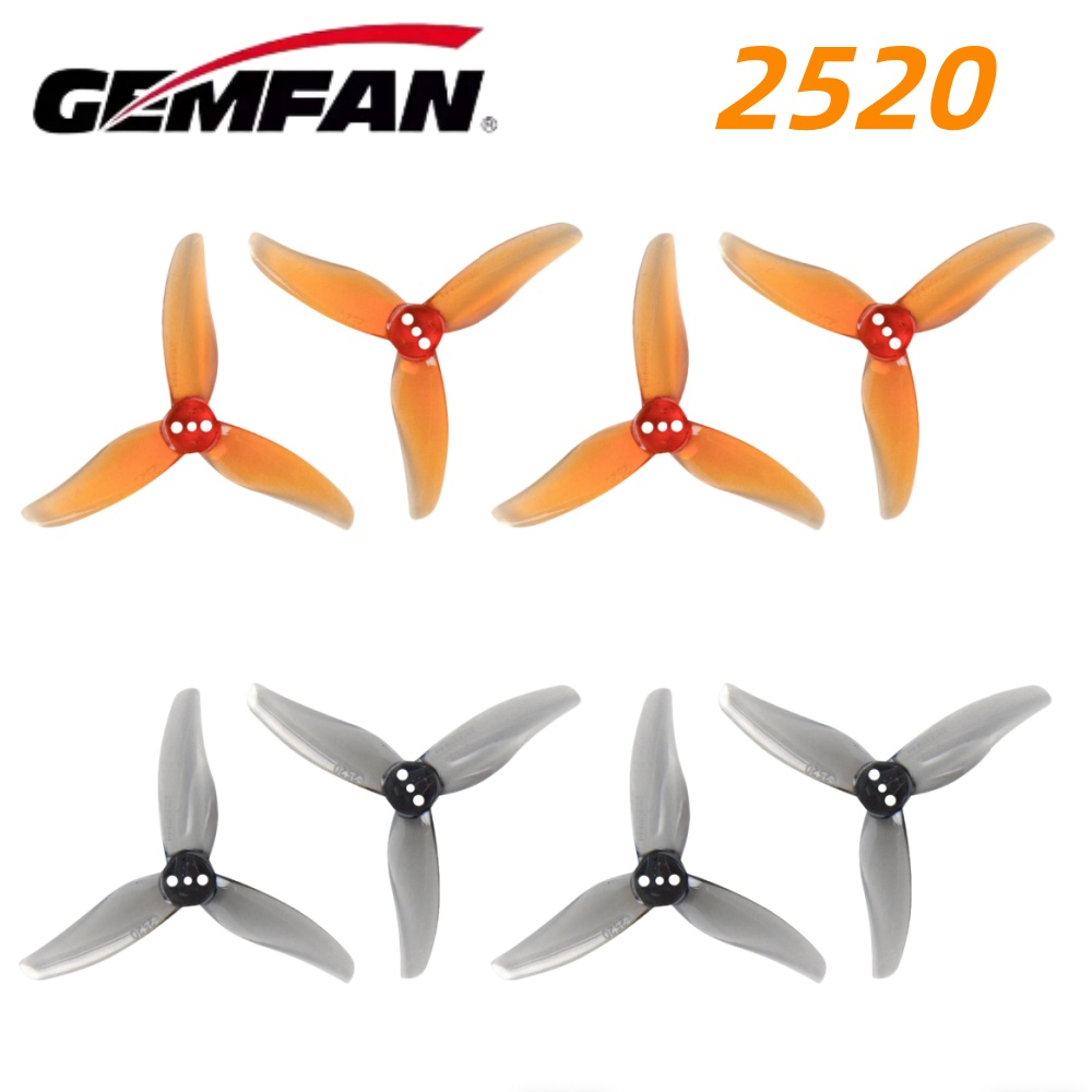 4Pairs Gemfan Hurricane 2520 2 - Drone Propeller review and price