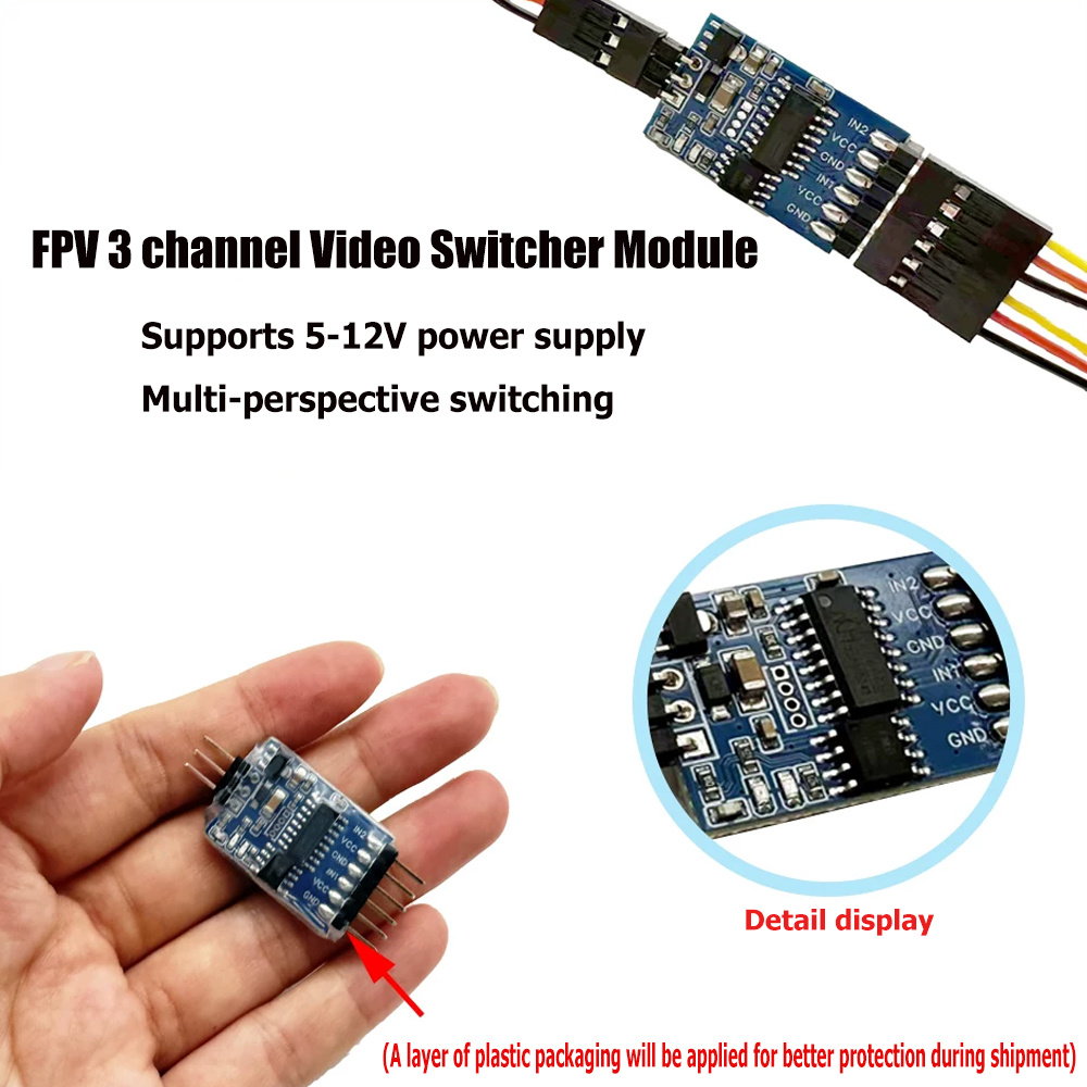 5.8G 3 Channel Video Switcher  - Drone Camera review and price
