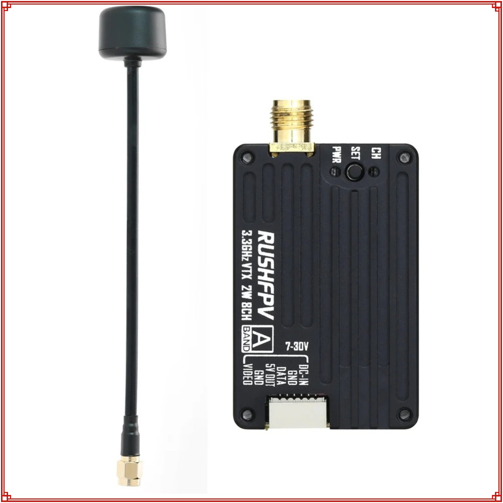 2026 New RUSHFPV 3.3G 2W VTX T - Drone Transmitter review and price