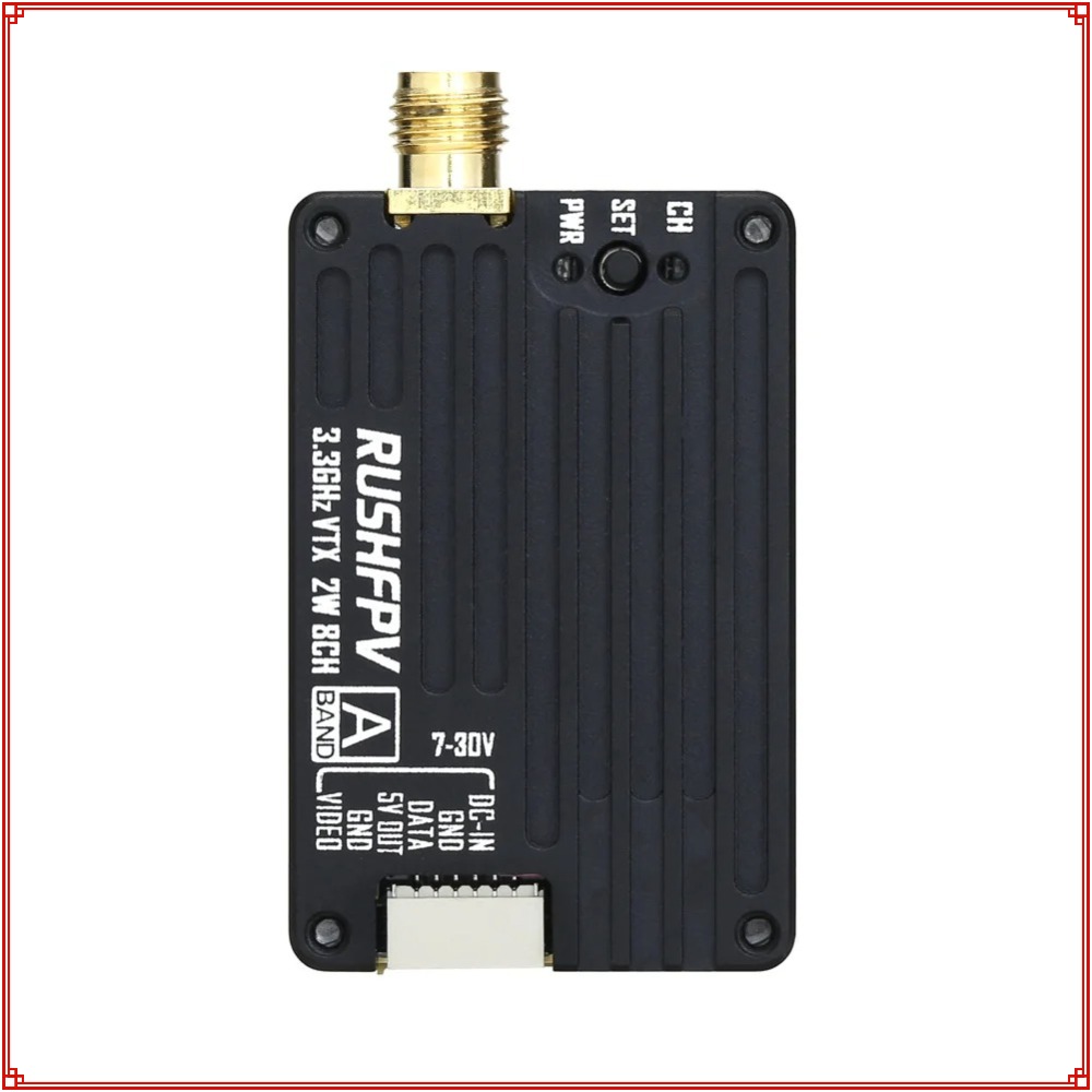 2026 New RUSHFPV 3.3G 2W VTX T - Drone Transmitter review and price