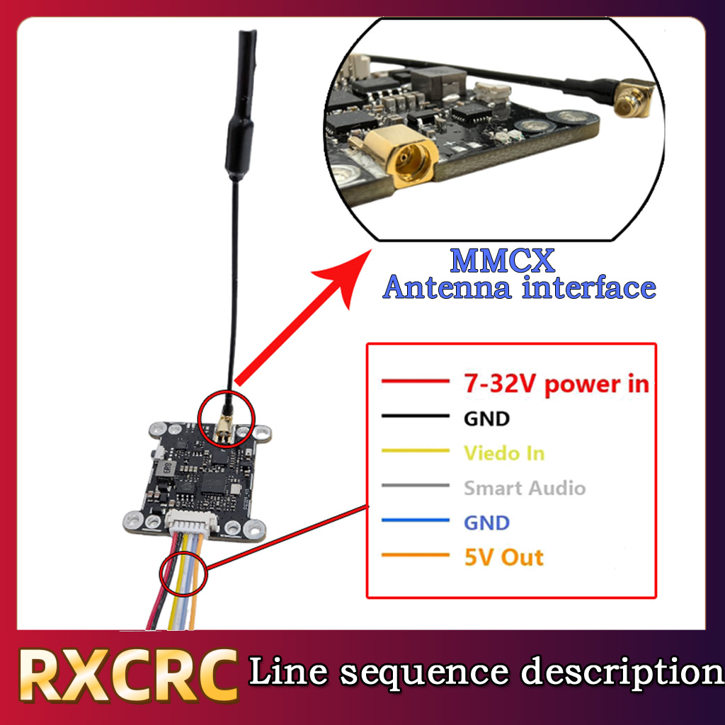 RXCRC 5.8G Module 48CH 1.6W VT - Drone Frame review and price