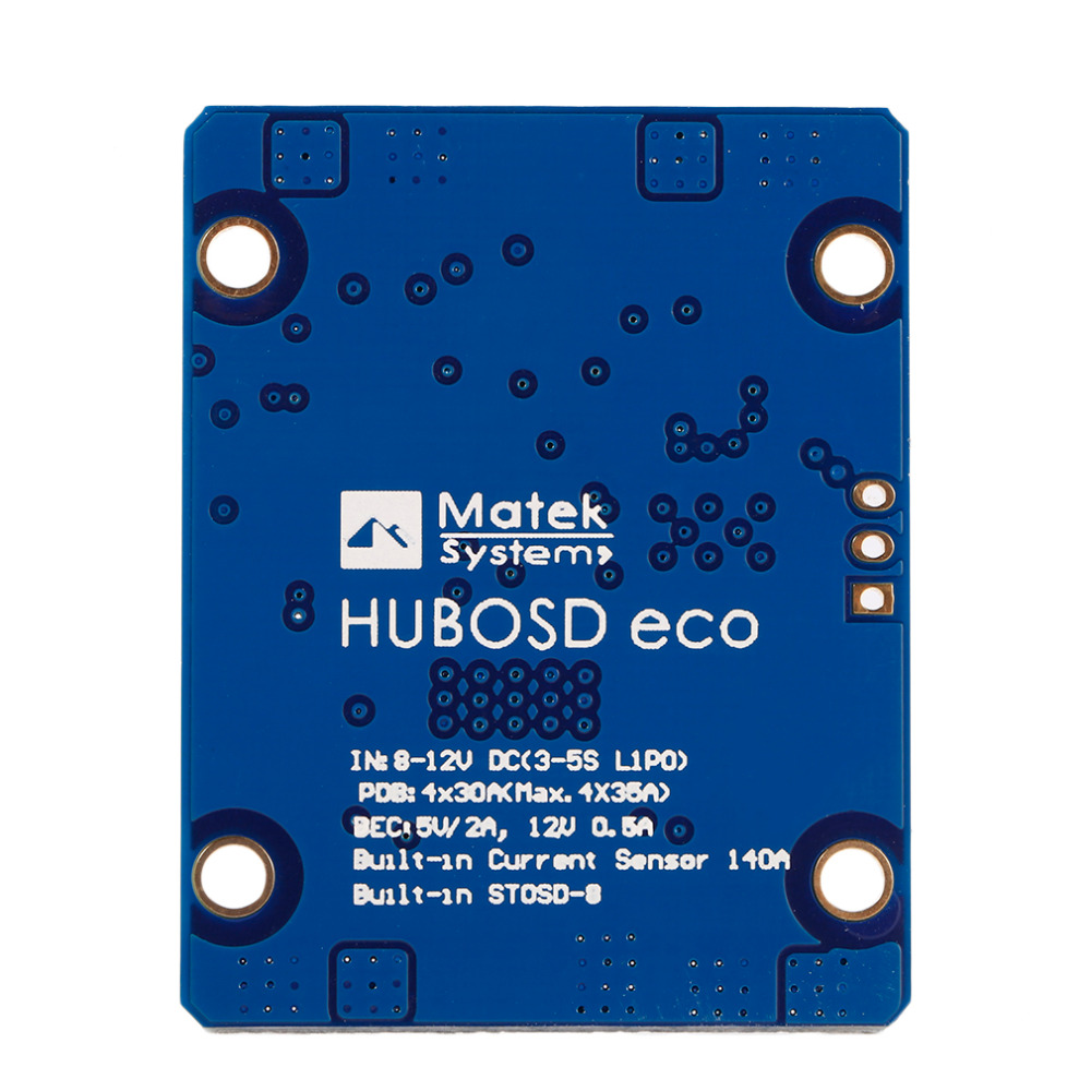 Matek Systems Hubosd eco H Pow - Drone Power Distribution Board review and price