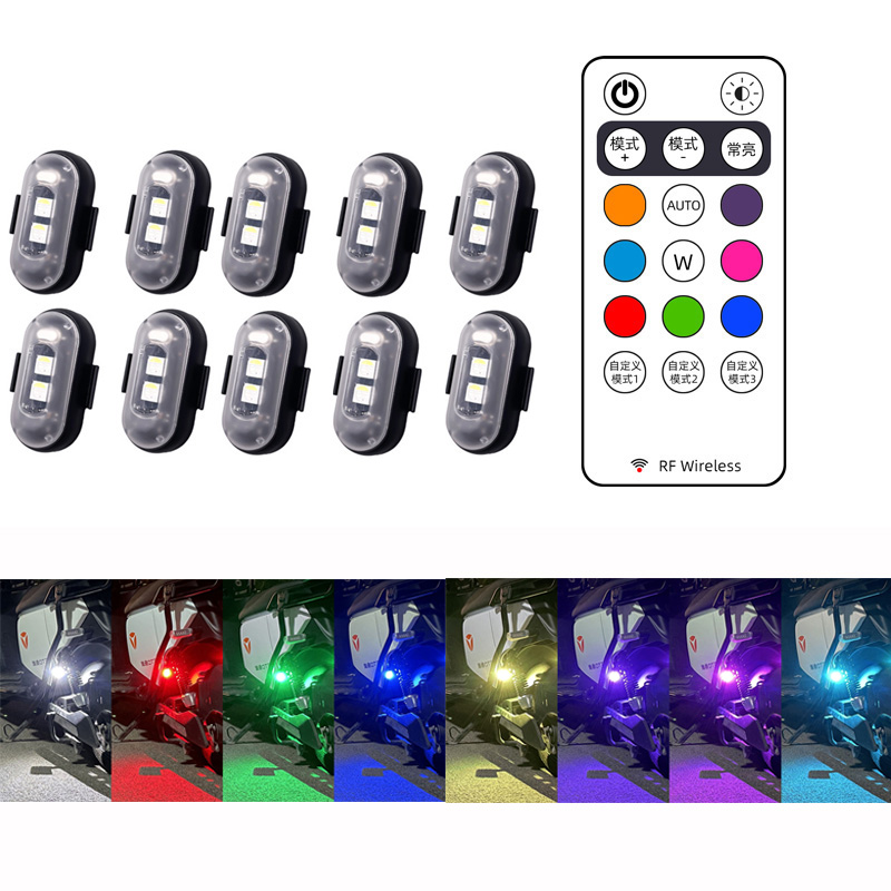 10x 4x 8Colors Wireless LED Dr - Drone Led Light review and price