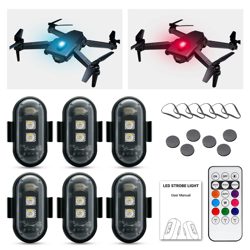 Motorcycle Strobe Light, APP C - Drone Led Light review and price