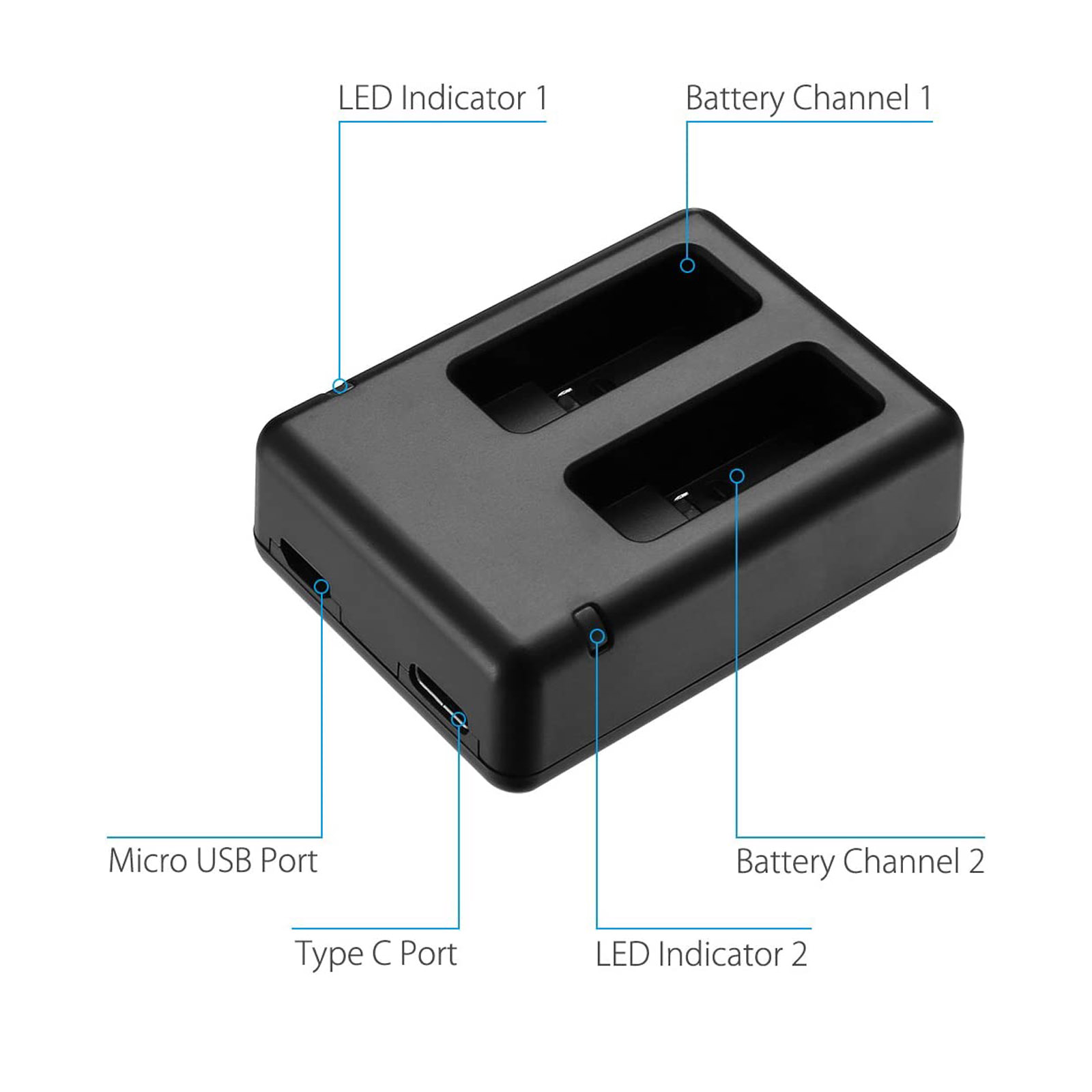 Suitable for GOPRO Hero 5 Char - Drone Battery review and price
