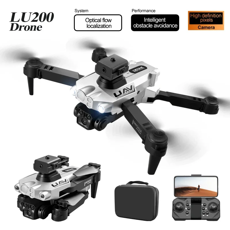 LU200 8K GPS Drone Triple Came - Drone Gps Mount review and price