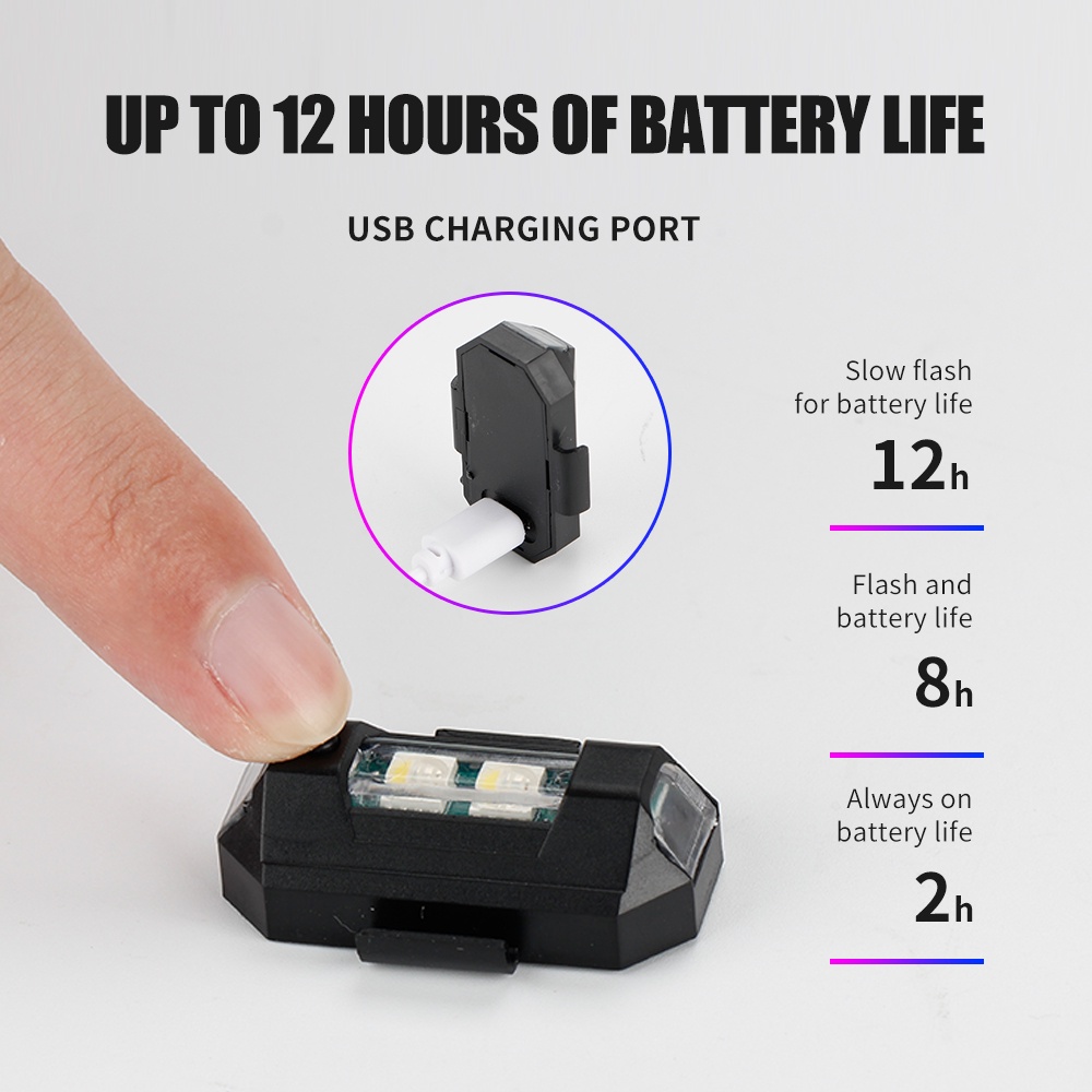 1PC 7 Color Mini USB Charging  - Drone Led Light review and price