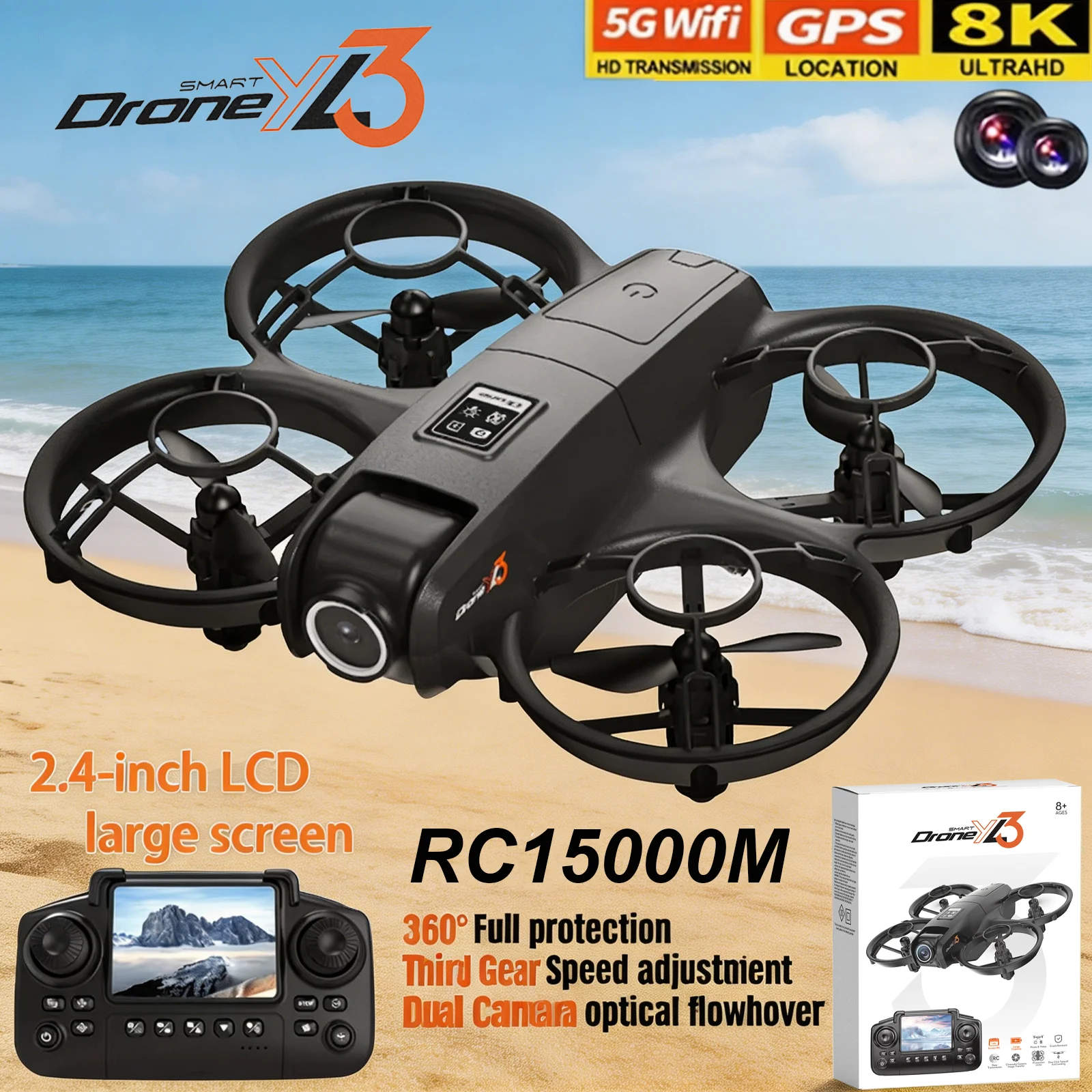 New YL3 RC Drone 8K 1080P Wide - Drone Gps Mount review and price