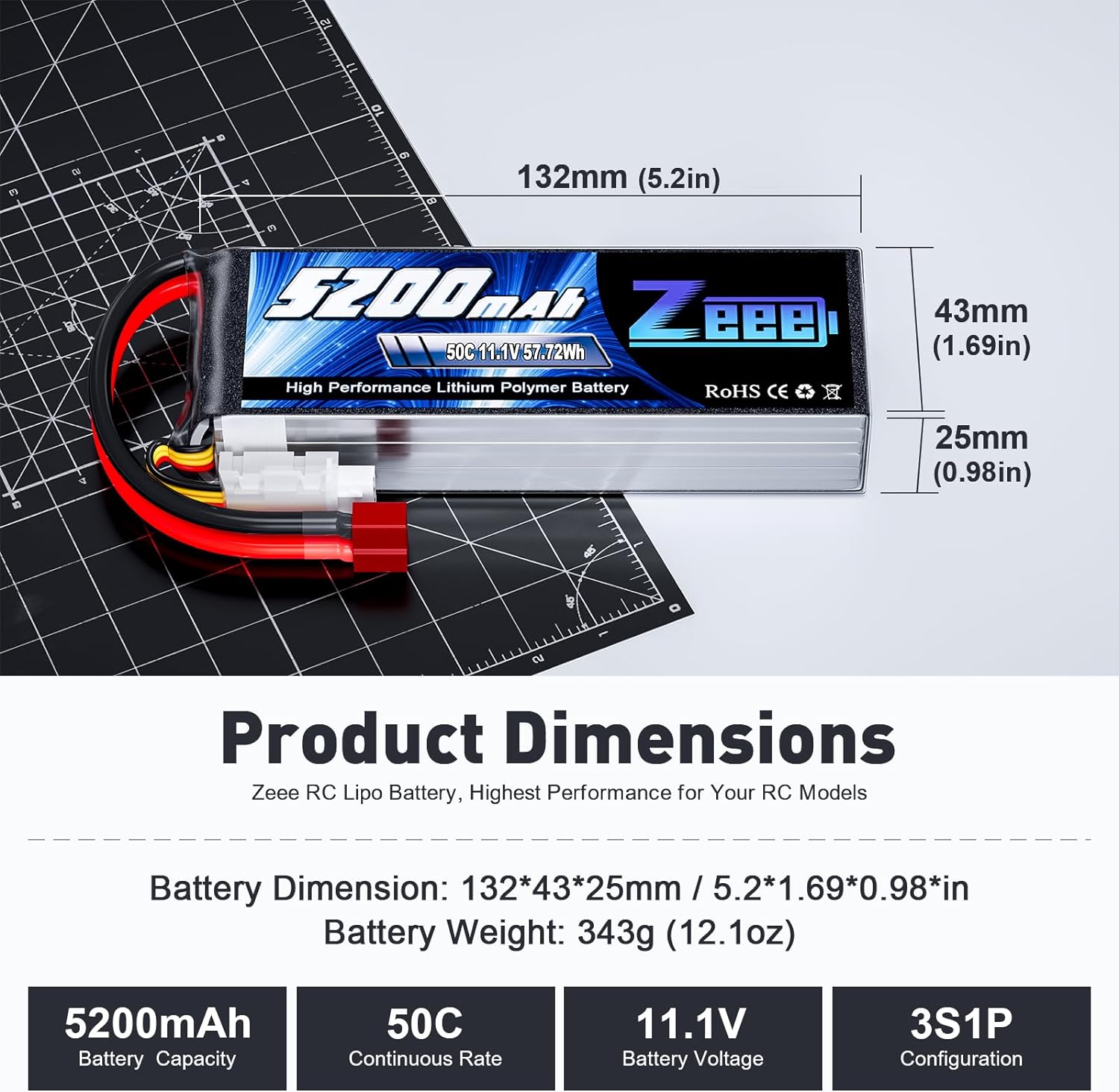 1/2units Zeee 11.1V 50C 5200mA - Drone Power Distribution Board review and price